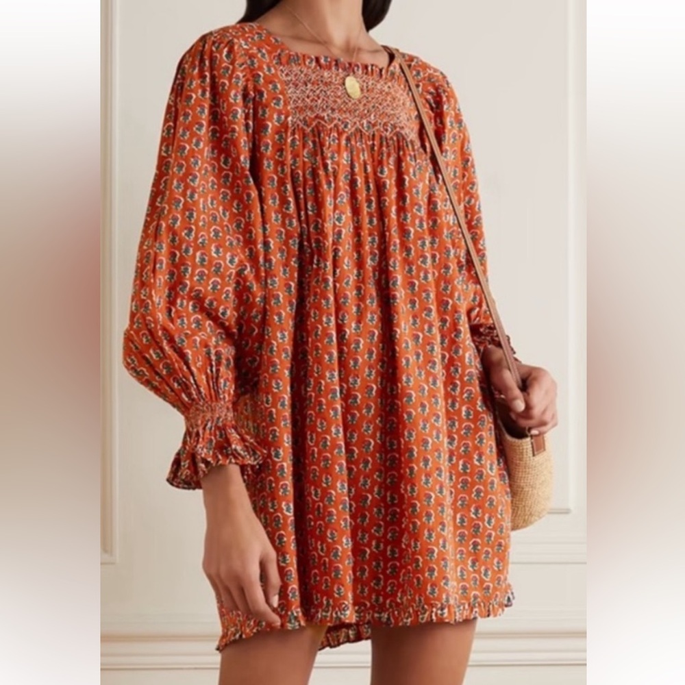 Doen Floral Smocked Dress